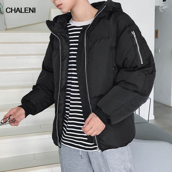 chaleni new men's short version casual warm men's jacket with cap fashion bubble sleeve clothing wl-0109-559477040764, Black
chaleni new men's short version casual warm men's jacket with cap fashion bubble sleeve clothing wl-0109-559477040764, Black
