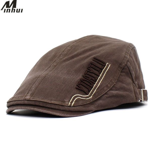 minhui 2018 new letters caps spring summer men cotton hats gorras casquette flat cap vintage beret male, Blue;gray
minhui 2018 new letters caps spring summer men cotton hats gorras casquette flat cap vintage beret male, Blue;gray