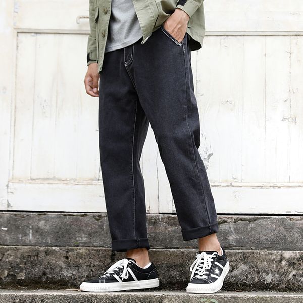 s-xxl 2018 new autumn japanese hair stylist retro washed jeans male loose straight casual solid color jeans men's trousers, Blue
s-xxl 2018 new autumn japanese hair stylist retro washed jeans male loose straight casual solid color jeans men's trousers, Blue