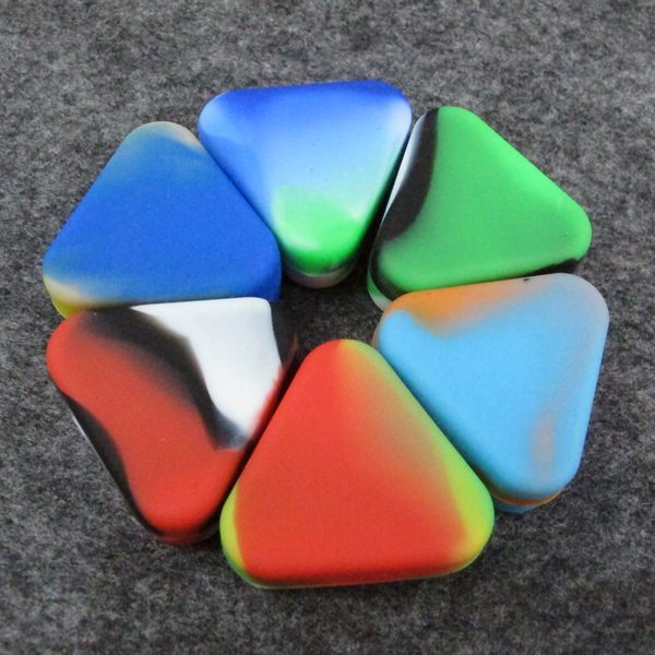 Triangle Nonstick Silicone Wax Containers Multicolor Box 1.5ml Non-stick Wax Jars Dab Tool Storage Holder Ecig Accessories DHL Free
Triangle Nonstick Silicone Wax Containers Multicolor Box 1.5ml Non-stick Wax Jars Dab Tool Storage Holder Ecig Accessories DHL Free