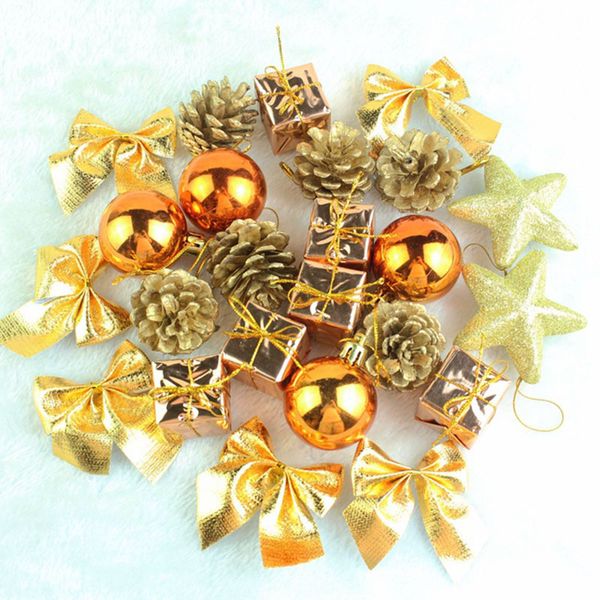 24pcs golden christmas tree ball hanging ornaments decorations party events pine cone bowknot for home deocr supplies mr0072
24pcs golden christmas tree ball hanging ornaments decorations party events pine cone bowknot for home deocr supplies mr0072