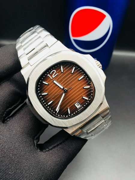 new sports watch automatic mechanical movement 316 fine steel strap water ripple dial original clasp sport watches, Slivery;brown
new sports watch automatic mechanical movement 316 fine steel strap water ripple dial original clasp sport watches, Slivery;brown