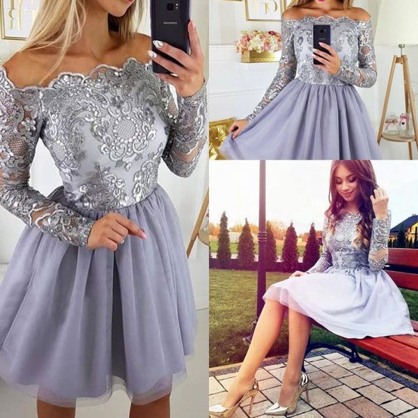vintage long sleeves lilac lavender short homecoming dresses appliques chiffon skirt knee length prom cocktail gowns for teens ba9972, Blue;pink
vintage long sleeves lilac lavender short homecoming dresses appliques chiffon skirt knee length prom cocktail gowns for teens ba9972, Blue;pink