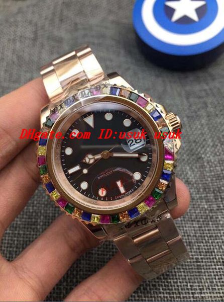 luxury watches 2018 rose gold rainbow diamond 116695sats new steel bracelet automatic fashion brand mens watch wristwatch, Slivery;brown
luxury watches 2018 rose gold rainbow diamond 116695sats new steel bracelet automatic fashion brand mens watch wristwatch, Slivery;brown