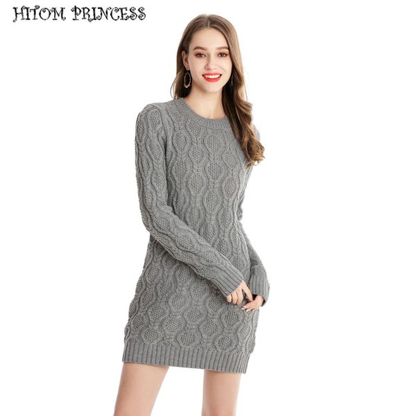 hitom princess winter warm sweater dress long sleeve knitted dress women plus size slim bodycon pullover autumn dresses, Black;gray
hitom princess winter warm sweater dress long sleeve knitted dress women plus size slim bodycon pullover autumn dresses, Black;gray