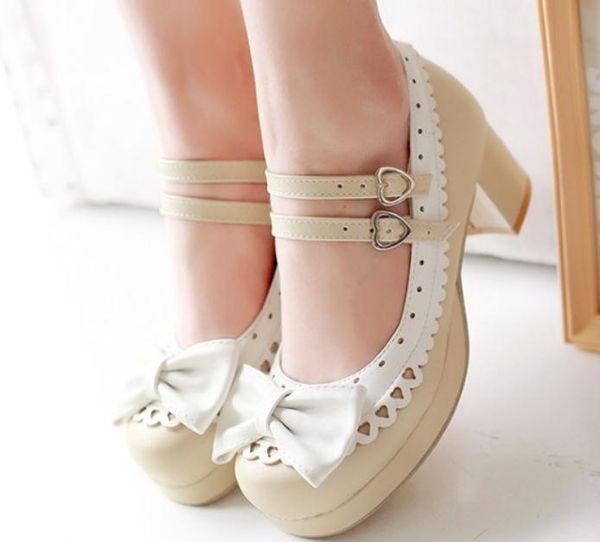 send 2018 spring korean shallow mouth coarse heel middle heel bowknot women's single shoes, Black
send 2018 spring korean shallow mouth coarse heel middle heel bowknot women's single shoes, Black