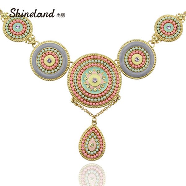 2018 romantic women necklace ethnic gold-color round resin bohemia beads statement pendant necklaces link chain jewelry, Golden;silver
2018 romantic women necklace ethnic gold-color round resin bohemia beads statement pendant necklaces link chain jewelry, Golden;silver