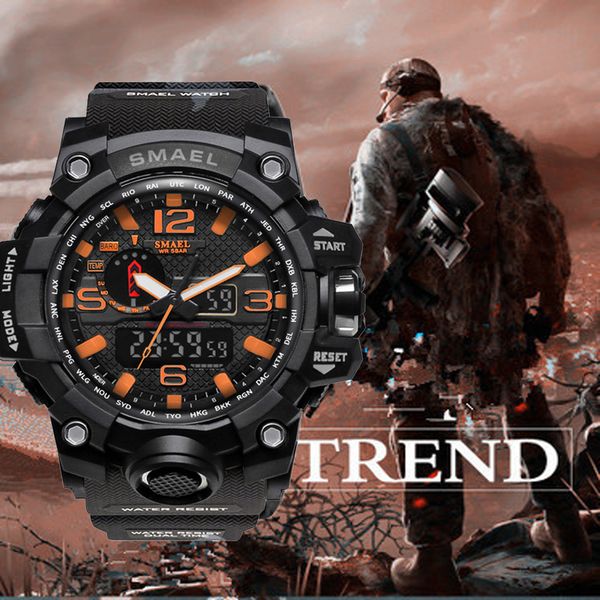 smael new watch men g style wateproof s sport mens watches led digital-watches army wristwatches, Slivery;brown
smael new watch men g style wateproof s sport mens watches led digital-watches army wristwatches, Slivery;brown