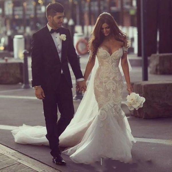 selling mermaid wedding dresses steven khalil dubai arabic off shoulder full length backless lace beading bridal gowns custom dh186, White
selling mermaid wedding dresses steven khalil dubai arabic off shoulder full length backless lace beading bridal gowns custom dh186, White