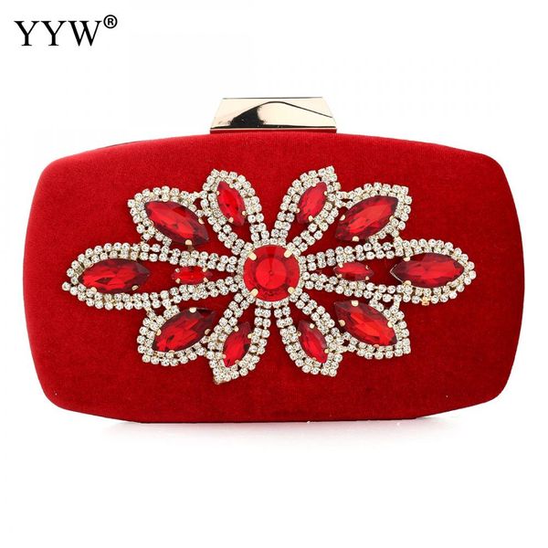 yyw vintage flannelette shoulder clutch bag personality women handbag with rhinestone evening bag red black borse da donna
yyw vintage flannelette shoulder clutch bag personality women handbag with rhinestone evening bag red black borse da donna