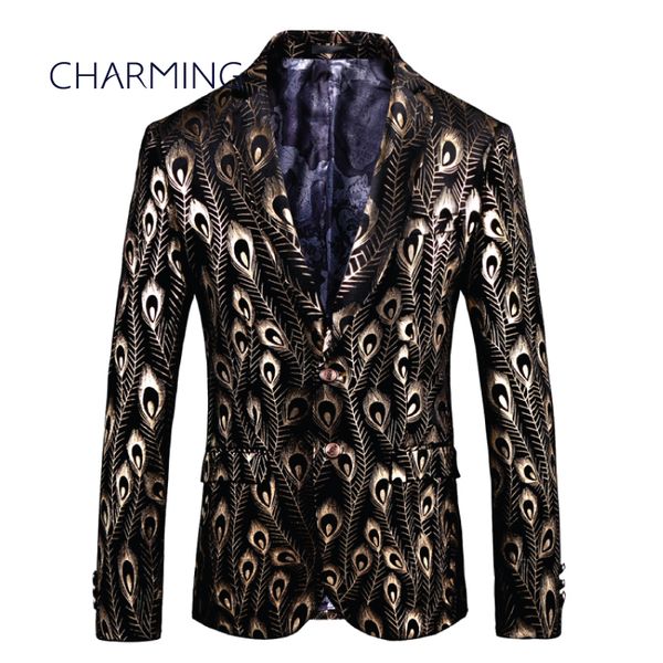 modern mens suits jacket, peacock feather print fabric, gentleman suit jacket, for singer performance, fashion party ball wedding suit, Black;gray
modern mens suits jacket, peacock feather print fabric, gentleman suit jacket, for singer performance, fashion party ball wedding suit, Black;gray