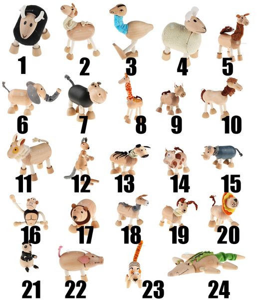 New arrival 24model mixed anamalz wooden action animal toy farm animal model dolll whole ale
New arrival 24model mixed anamalz wooden action animal toy farm animal model dolll whole ale