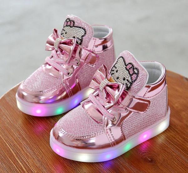 New Brand Child Luminous Sneakers Rhinestone Kids LED Flashing Boot girls Casual Shoes with lights size 21~30 Free Shipping 
New Brand Child Luminous Sneakers Rhinestone Kids LED Flashing Boot girls Casual Shoes with lights size 21~30 Free Shipping