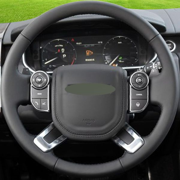 black leather hand-stitched car steering wheel cover for land rover range rover 2013-2017
black leather hand-stitched car steering wheel cover for land rover range rover 2013-2017