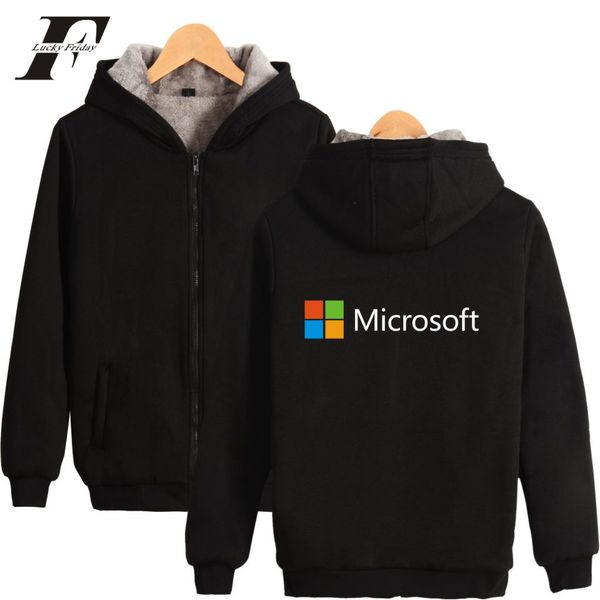 2017 it microsoft winter warm cotton hoodies men zipper hoodies men/women thick coat men letter fun sweatshirts, Black
2017 it microsoft winter warm cotton hoodies men zipper hoodies men/women thick coat men letter fun sweatshirts, Black