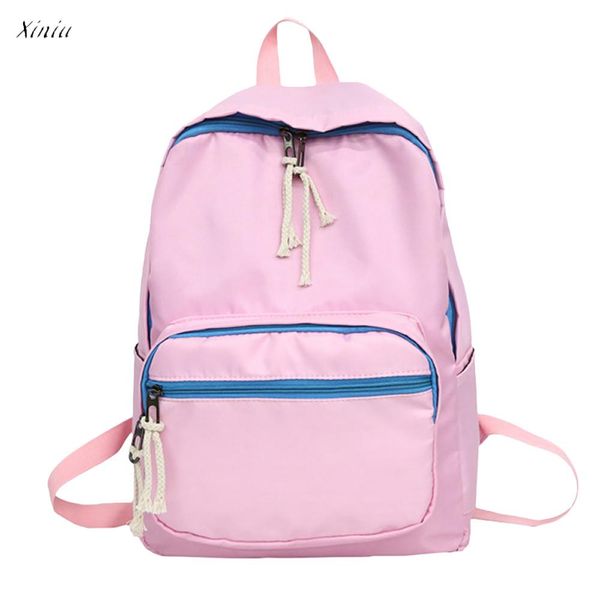 students pure color nylon shoulder bag school bag travel tote backpack youth backpacks for teenage bagpack
students pure color nylon shoulder bag school bag travel tote backpack youth backpacks for teenage bagpack