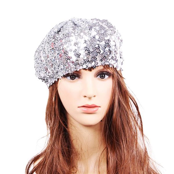 mrwonder women fashion shimmer sequin cap chic unique beret stage performance cap, Blue;gray
mrwonder women fashion shimmer sequin cap chic unique beret stage performance cap, Blue;gray