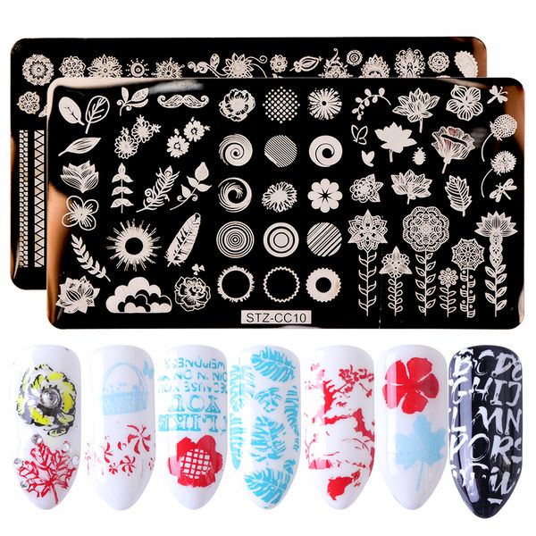 1pcs flamingo summer nail stamping plates lace flowers ice cream design stainless steel manicure nail art template trstzcc01-14, White
1pcs flamingo summer nail stamping plates lace flowers ice cream design stainless steel manicure nail art template trstzcc01-14, White