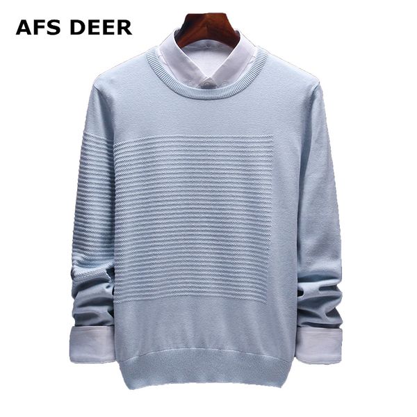 men's sweaters 2017 spring brand men slim fit o-neck sweater fashion stripes stitching plus size men's warm shirt male sweater, White;black
men's sweaters 2017 spring brand men slim fit o-neck sweater fashion stripes stitching plus size men's warm shirt male sweater, White;black