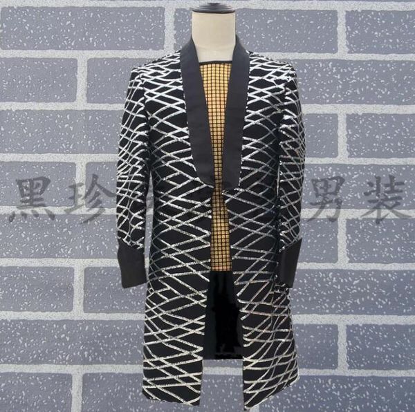 personalized men suits designs masculino homme rock stage costumes for singers mens long blazer clothes star style dress punk, White;black
personalized men suits designs masculino homme rock stage costumes for singers mens long blazer clothes star style dress punk, White;black