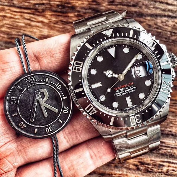 luxury ar factory 43mm red sea sea-dweller ceramic 904l steel swiss eta 2824 movement automatic mens watch black watches, Slivery;brown
luxury ar factory 43mm red sea sea-dweller ceramic 904l steel swiss eta 2824 movement automatic mens watch black watches, Slivery;brown