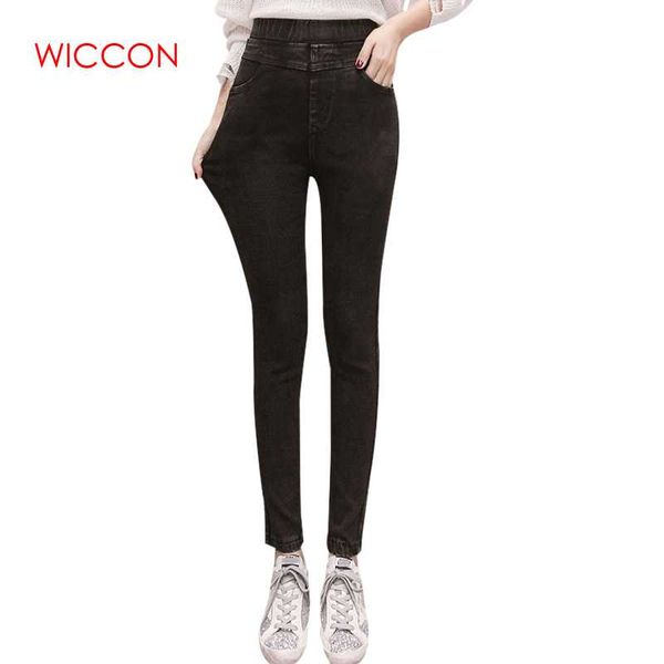 elastic waist black denim skinny pencil pants women autumn winter fashion jeans trousers casual vintage high waist jeans femme, Blue
elastic waist black denim skinny pencil pants women autumn winter fashion jeans trousers casual vintage high waist jeans femme, Blue