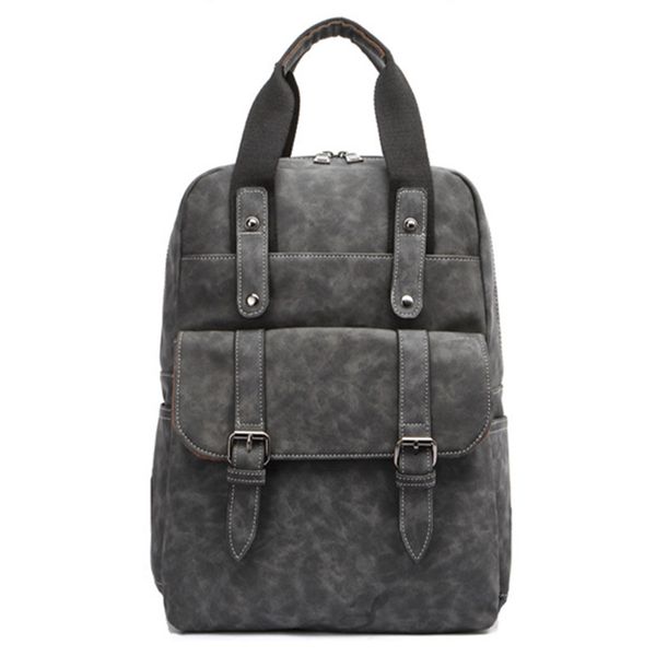 brand casual men backpack matte pu leather travel bag large capacity totes versatile waterproof backpacks computer school bag schoolbag
brand casual men backpack matte pu leather travel bag large capacity totes versatile waterproof backpacks computer school bag schoolbag