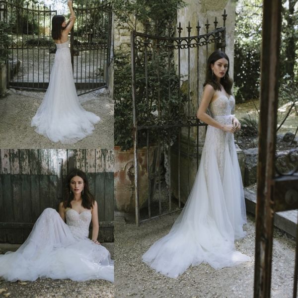 lihi hod 2019 beaded beach wedding dresses backless lace appliqued sweetheart bridal gowns robes de soirée custom made wedding dress, White
lihi hod 2019 beaded beach wedding dresses backless lace appliqued sweetheart bridal gowns robes de soirée custom made wedding dress, White