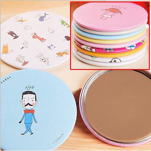 mini mirrors korea kawaii girls cosmetic mirror randomly send