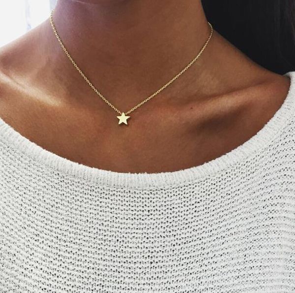 10pcs tiny star heart necklace for women short chain heart shape pendant necklace gift ethnic bohemian choker necklace, Silver
10pcs tiny star heart necklace for women short chain heart shape pendant necklace gift ethnic bohemian choker necklace, Silver