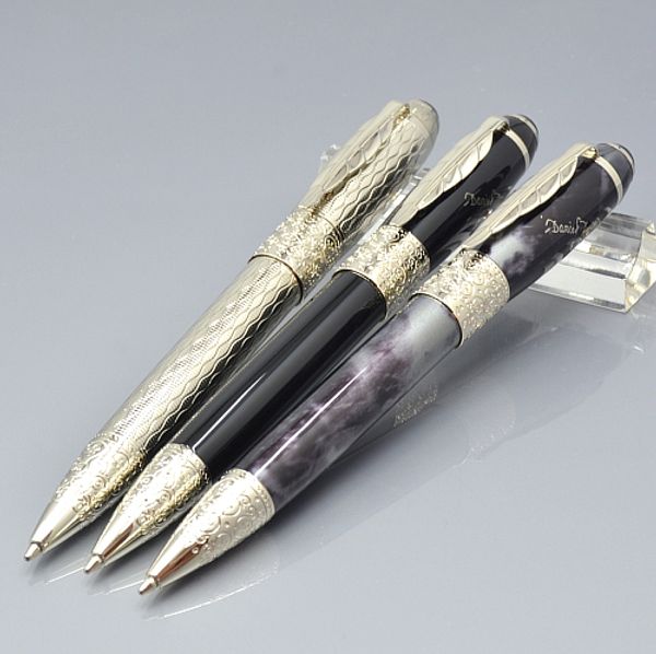 High quality Daniel Defoe Signature collection pen Black and Silver Metal Ballpoint pen Ball pens office school supplies with Monte Brands
High quality Daniel Defoe Signature collection pen Black and Silver Metal Ballpoint pen Ball pens office school supplies with Monte Brands
