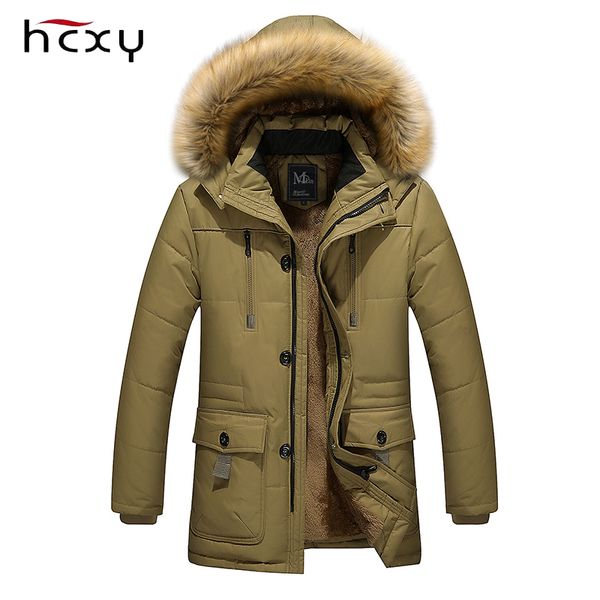 hcxy winter men jacket plus velvet mens parka jacket warm fur collar casual cotton-padded male outerwear, Black
hcxy winter men jacket plus velvet mens parka jacket warm fur collar casual cotton-padded male outerwear, Black