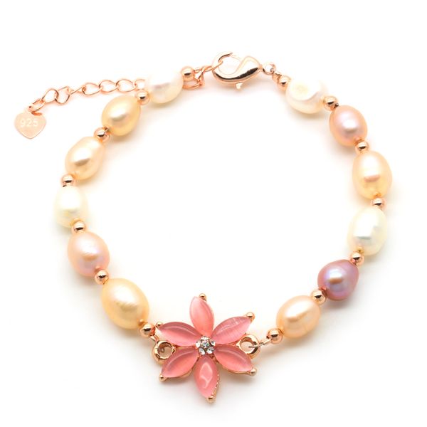 2018 the latest fashion design natural freshwater oval pearl bracelet 12pcs6-8mm pearl and shell flowers composed, Black
2018 the latest fashion design natural freshwater oval pearl bracelet 12pcs6-8mm pearl and shell flowers composed, Black