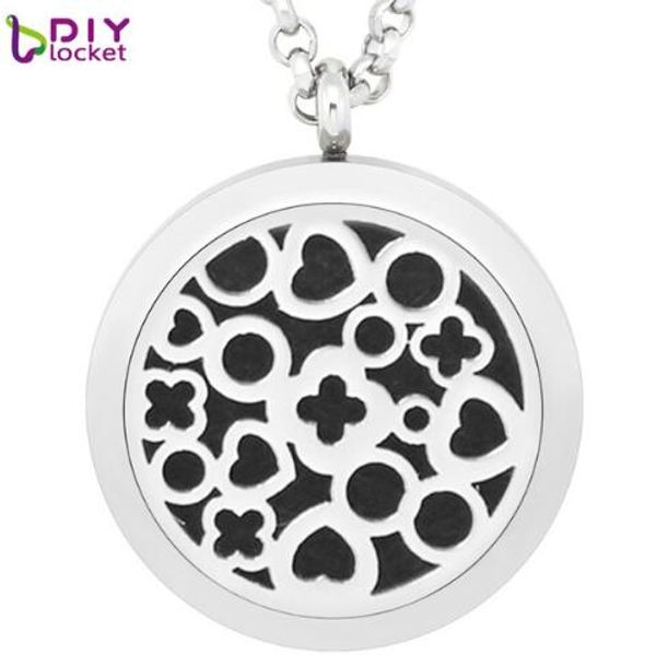 5pc/lot diy diffuser necklace pendant stainless steel aromatherapy locket oil diffuser necklace chain and pads lsar145, Silver
5pc/lot diy diffuser necklace pendant stainless steel aromatherapy locket oil diffuser necklace chain and pads lsar145, Silver