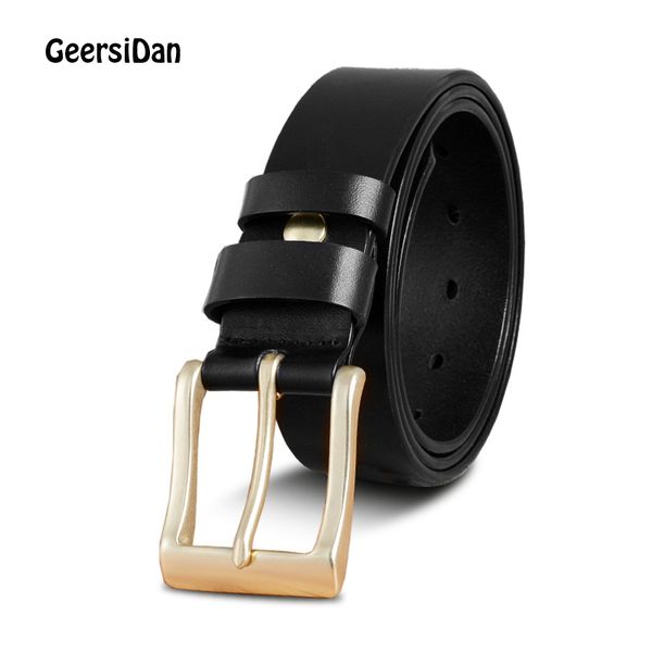 geersidan design pin buckle genuine leather belt for men jeans pants men's leather belt men's gifts length of 130cm wide 3.8cm, Black;brown
geersidan design pin buckle genuine leather belt for men jeans pants men's leather belt men's gifts length of 130cm wide 3.8cm, Black;brown
