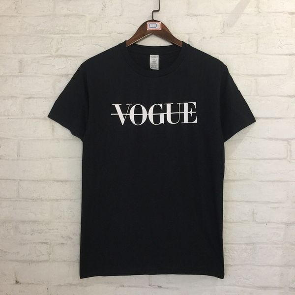 Brand Design Vogue Printed Women Men Short Sleeve T shirts tee High Street Clothing Men Women Cotton T shirt Summer 2018
Brand Design Vogue Printed Women Men Short Sleeve T shirts tee High Street Clothing Men Women Cotton T shirt Summer 2018