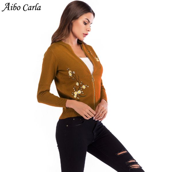 vintage floral embroidery bomber jacket women warm knit coat 2018 new fashion zipper streetwear outerwear casual casaco femme, Black;brown
vintage floral embroidery bomber jacket women warm knit coat 2018 new fashion zipper streetwear outerwear casual casaco femme, Black;brown