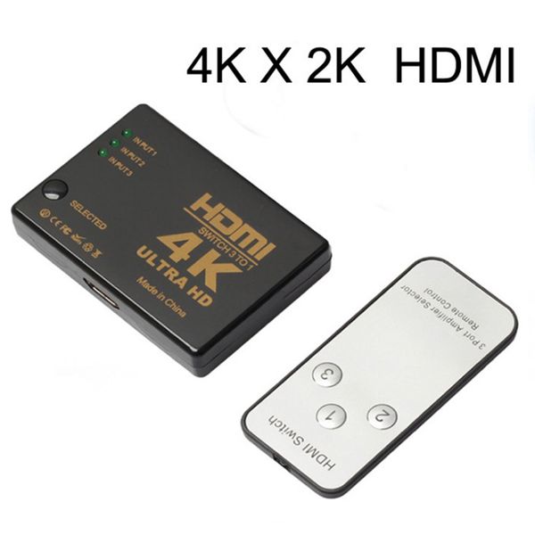 hdmi 4k*2k full hd 3 port in 1 out 1080p switch switcher hub with remote control splitter box for apple hdtv ps4 dvd
hdmi 4k*2k full hd 3 port in 1 out 1080p switch switcher hub with remote control splitter box for apple hdtv ps4 dvd