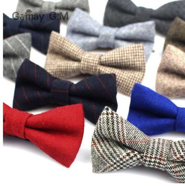 new wool bowties for wedding business butterfly solid color bow tie for men woolen cravat england style striped bow ties, Black;gray
new wool bowties for wedding business butterfly solid color bow tie for men woolen cravat england style striped bow ties, Black;gray