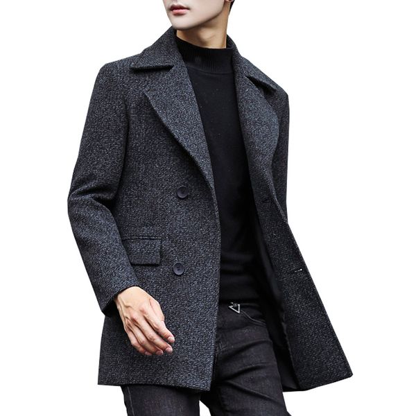 new men wool jacket men autumn winter men's jackets fashion casual blend jacket woolen coat outerwear coat male black
new men wool jacket men autumn winter men's jackets fashion casual blend jacket woolen coat outerwear coat male black