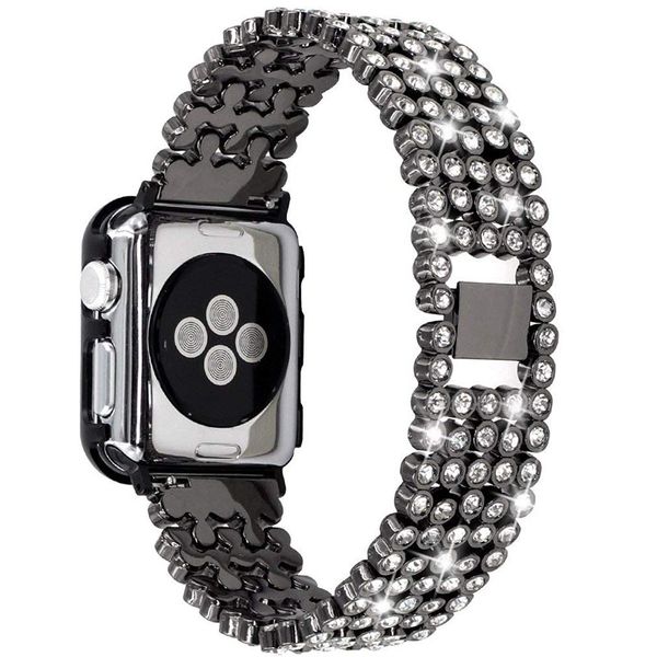 

Bracelet apple watch band 38mm Women Diamond Stainless Steel Strap Wrist Belt apple watch strap Series 3 2 1