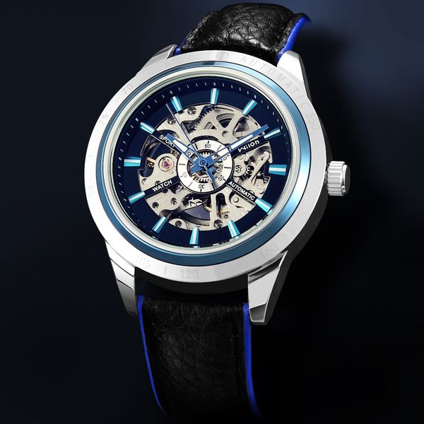 winner fashion skeleton steel or leather clock mens gift business watch automatic mechanical relogio masculino, Slivery;brown
winner fashion skeleton steel or leather clock mens gift business watch automatic mechanical relogio masculino, Slivery;brown