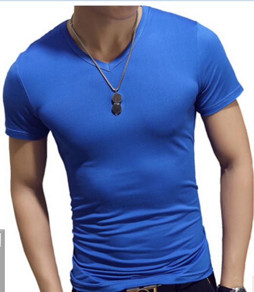 ecttc 2018 summer new short sleeve men's modal v collar t-shirt, short sleeved korean style men's t-shirt, White;black
ecttc 2018 summer new short sleeve men's modal v collar t-shirt, short sleeved korean style men's t-shirt, White;black