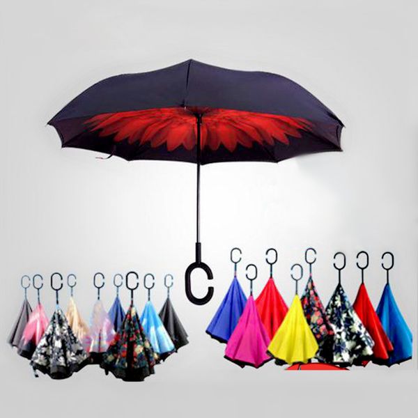 windproof reverse folding double layer inverted chuva umbrella women for self stand rain protection c-hook hands for car
windproof reverse folding double layer inverted chuva umbrella women for self stand rain protection c-hook hands for car