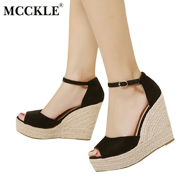 mcckle fashion superior quality comfortable bohemian wedges women sandals for ladies shoes high platform open toe plus size, Black
mcckle fashion superior quality comfortable bohemian wedges women sandals for ladies shoes high platform open toe plus size, Black