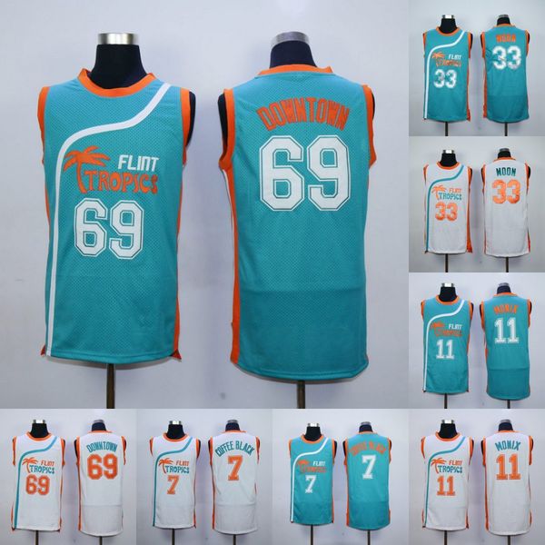 Downtown Malone #69 Monix #11 Flint Tropics Jersey #7 Coffee Black #33 Moon Semi Pro Movie Jerseys Men Stitched Jerseys
Downtown Malone #69 Monix #11 Flint Tropics Jersey #7 Coffee Black #33 Moon Semi Pro Movie Jerseys Men Stitched Jerseys
