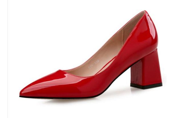 send high heel shoes woman coarse heel spring 2018 new style pointed end single shoes 6cm and 8cm, Black
send high heel shoes woman coarse heel spring 2018 new style pointed end single shoes 6cm and 8cm, Black
