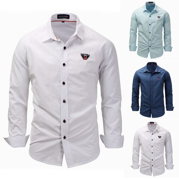 simple men autumn casual cotton turn-down collar long sleeve slim fit shirt top, White;black
simple men autumn casual cotton turn-down collar long sleeve slim fit shirt top, White;black