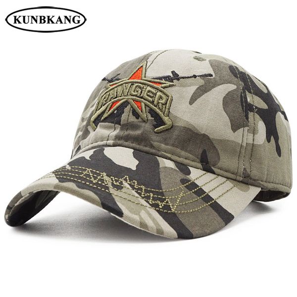 

new camo gun baseball cap men us army ranger tactical snapback hat cotton dad bone outdoor camouflage sports hat casquette cap, Blue;gray