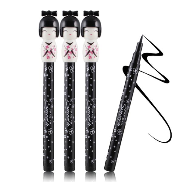 yanqina brand cute doll black eyeliner pencil women eyes makeup waterproof liquid eye liner pen beauty cosmetic tool eyeliner
yanqina brand cute doll black eyeliner pencil women eyes makeup waterproof liquid eye liner pen beauty cosmetic tool eyeliner